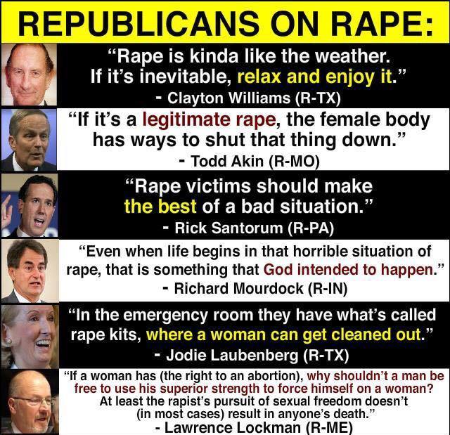 Republicans on rape